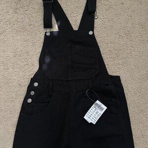 Brandy Melville Black Hayley Overalls